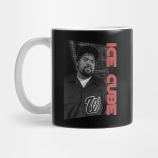 ice cube is the rapp - monochrome style Mug